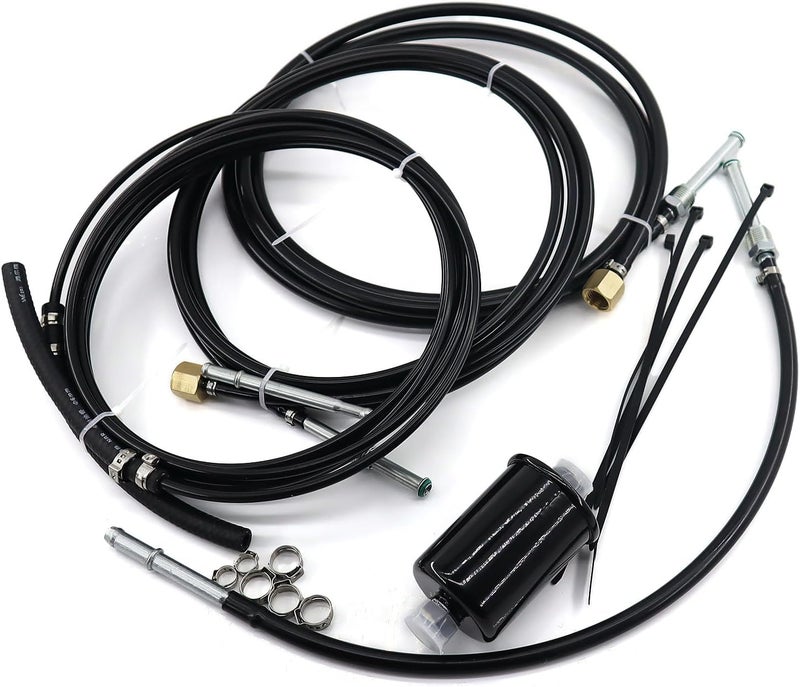 QHHR NFR0013 Nylon Fuel Line Replacement Kit Compatible With 1988 1989 1990 1991 1992 1993 1994 1995 1996 1997 Chevrolet GMC Gas Trucks - Image 5